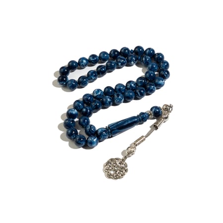 سبحة البكلايت باللون الكحلي الفاخر