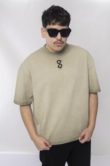 تيشرت لون بيج