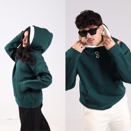 هودي دبل كاب اخضر