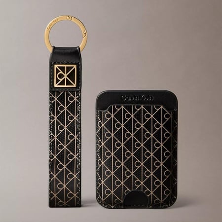 محفظة بطاقات مغناطيسية مع ميدالية