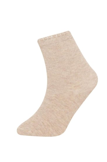 جوارب طويلة قطنية بدون خياطة للفتيات الصغيرات  5 قطع