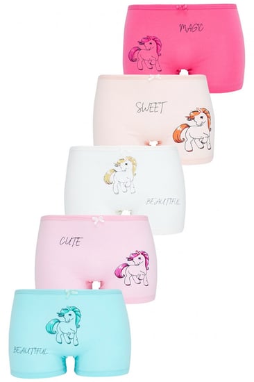 بوكسر للأطفال 5 قطع بألوان مختلطة من biokids