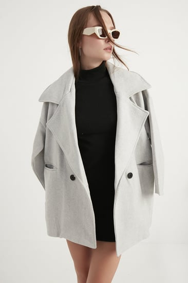 معطف نسائي قصير من meecy  - أصلي