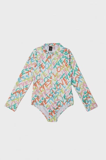 ملابس سباحة منقوشة للبنات ماركة Tyess