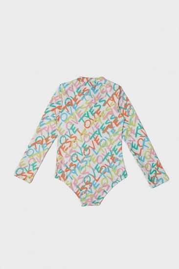 ملابس سباحة منقوشة للبنات ماركة Tyess