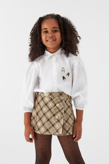 تنورة منقوشة بناتي  من تايس Tyess