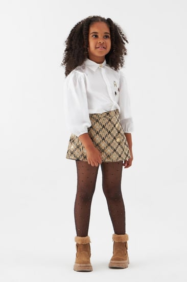 تنورة منقوشة بناتي  من تايس Tyess