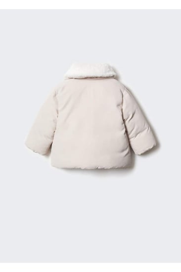 معطف أطفال مع فرو بالداخل من مانجو بيبي MANGO Baby