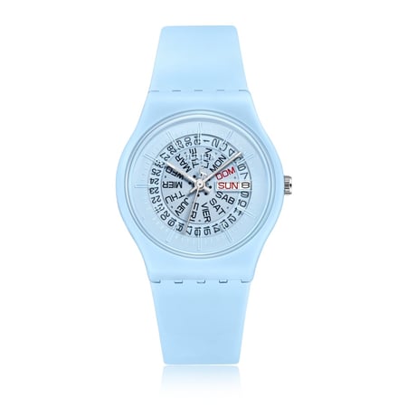 ساعة نسائية جوليوس ربر بلون سماوي