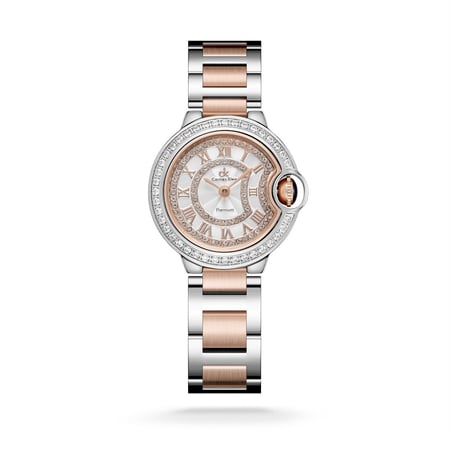 ساعة نسائية ستيل بلون الفضي وروز قولد15287F31