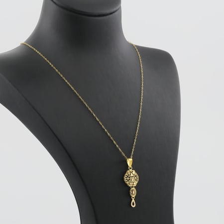 نصف طقم ذهب  لمسة خاصة   - عيار 21