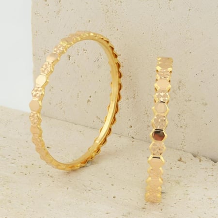 غوايش ذهب اطفال شوميه - 13 سم