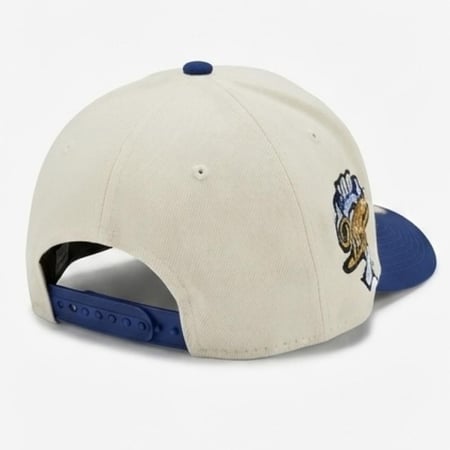 كاب LA دودجرز الذكرى المئوية (الكريمي والأزرق): LA Dodgers 100 Cream Blue