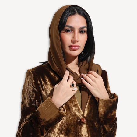 AB0035 – عباية بليزر صيفي أو شتوي