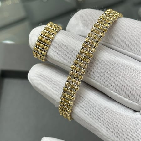 سوارة ايطالية مع الدبلة18k