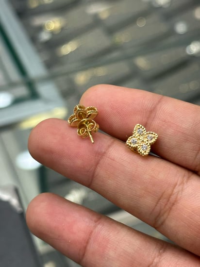 حلق ايطالي 18k