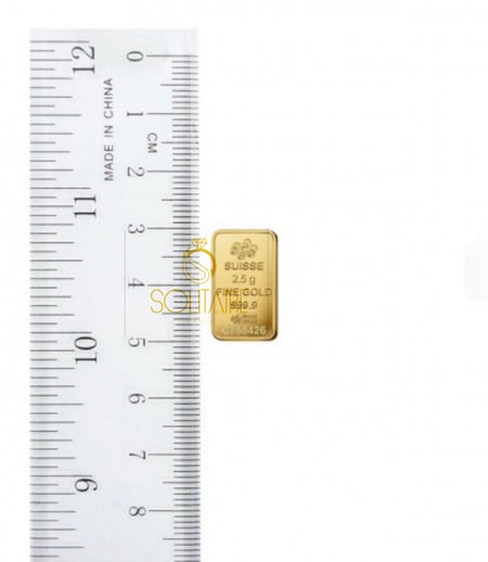 سبيكة ذهب (2.5 جرام)