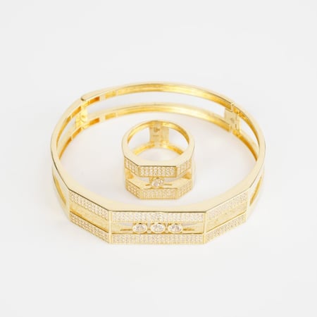 إسوارة مع خاتم Bracelet C + Ring 08