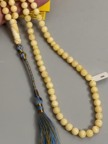 سبحه كهرمان حر  سوبر صافي طبيعية