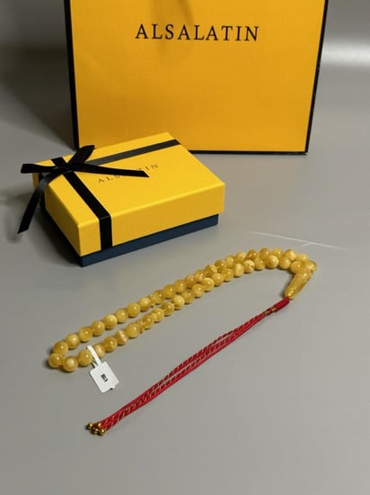 سبحه كهرمان حر  سوبر صافي طبيعية