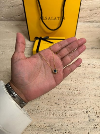 عقد فضة نسائي