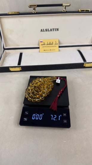 سبحه كهرمان حر حشرات طبيعية