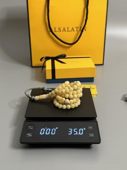 سبحه كهرمان حر  سوبر صافي طبيعية