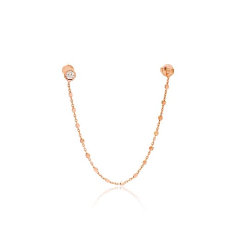 أقراط جوهرة الحياة بتصميم عصري  ولمسة أنوثة مجوهرات نفيس مطلية بالذهب -من مجموعة نفيس هدايا مجوهرات هدية نسائية فاخرة 2946