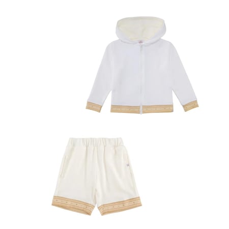 هوديي و شورت ابيض