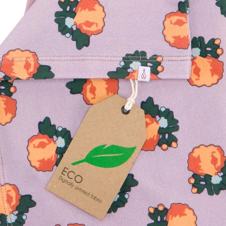 بلوزة اكمام قصيرة و شورت ليلكي