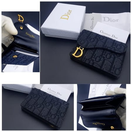 محفظة ديور موديل أنيق جلد