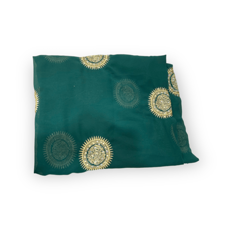 قماش شيفون مطرز بخيط وكرستال