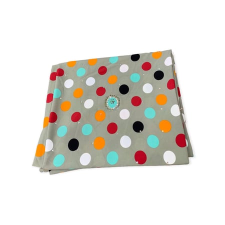 قماش بودرة بكرستال خفيف مترين ونص عرضين