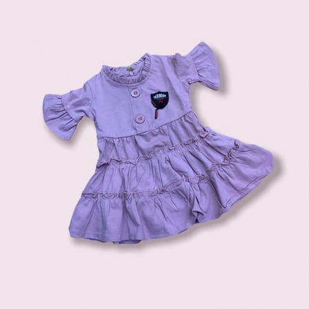 فستان بناتي قطن ممتاز