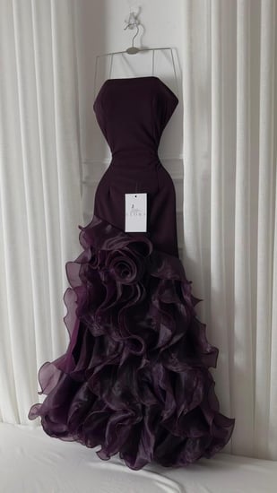 فستان موف  مورد معا اكمام