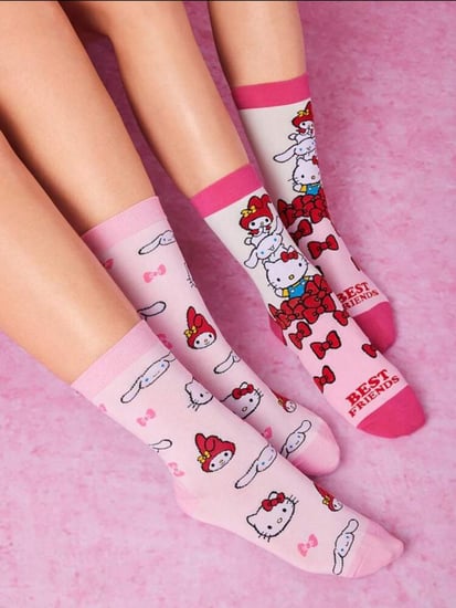 HELLO KITTY AND FRIENDS | زوجين من الجوارب النسائية