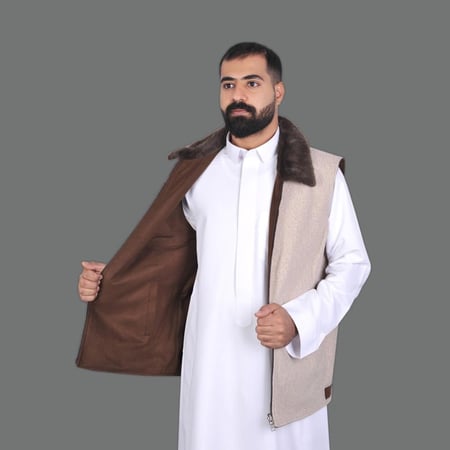 سديري دبل فيس رجالي فرو