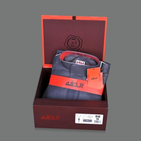 ثوب الدفه رجالي شتوي لون رمادي