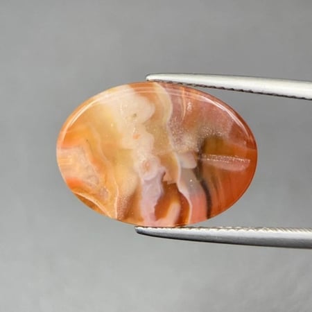 عقيق احمر كارنيليان (Carnelian) طبيعي (غير معالج) 13.70 قيراط