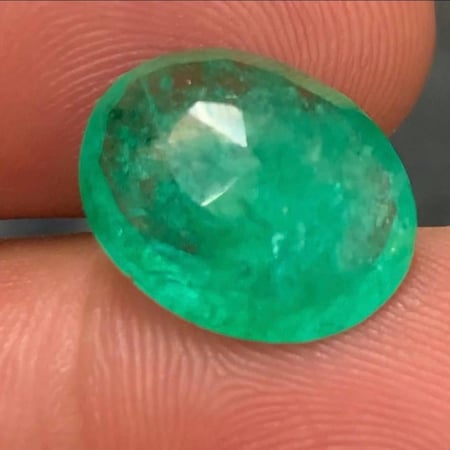 زمرد برازيلي طبيعي (معالج) 6.05 قيراط