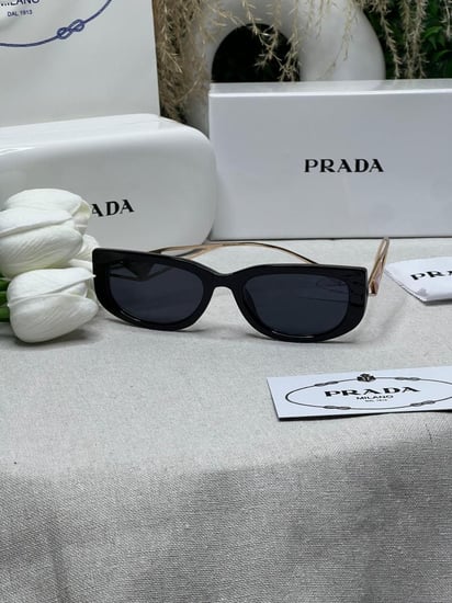 نظارة PRADA  أطار ذهبي -وردي