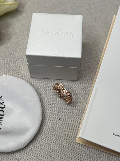 خاتم باندورا PANDORA قولد روز