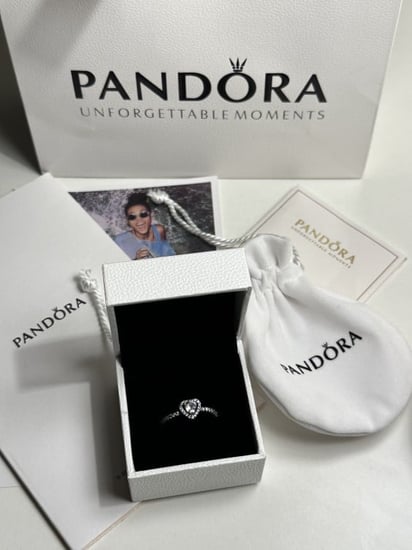خاتم باندورا PANDORA فضي فضه عيار 925
