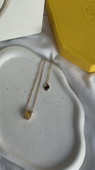 سلسال SWAROVSKI  أصفر