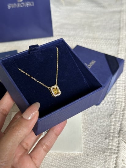سلسال SWAROVSKI  أصفر