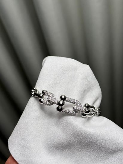 اسوارة  Tiffany فضي