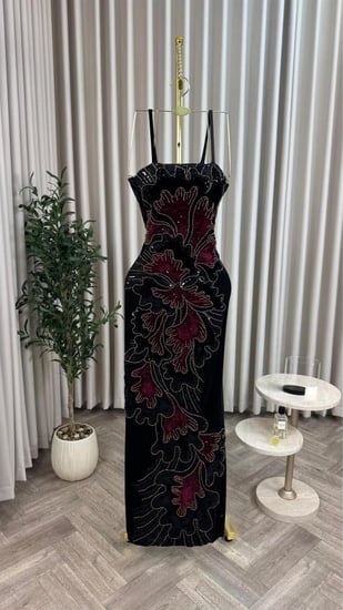 فستان قطيفه