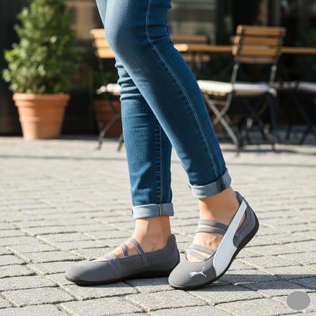 Puma women grey shoes1