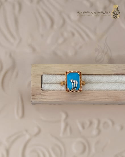 خاتم بديل الذهب إشراقة التوليب