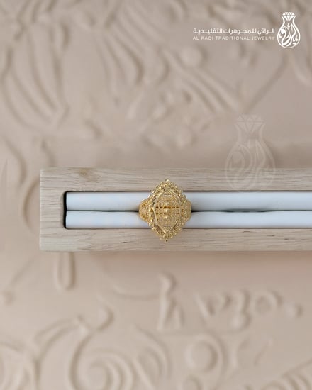 خاتم بديل الذهب نقش الطيب